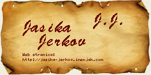 Jasika Jerkov vizit kartica